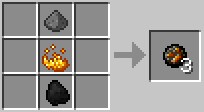 Огненный шар(<b>minecraft рецепты</b>)